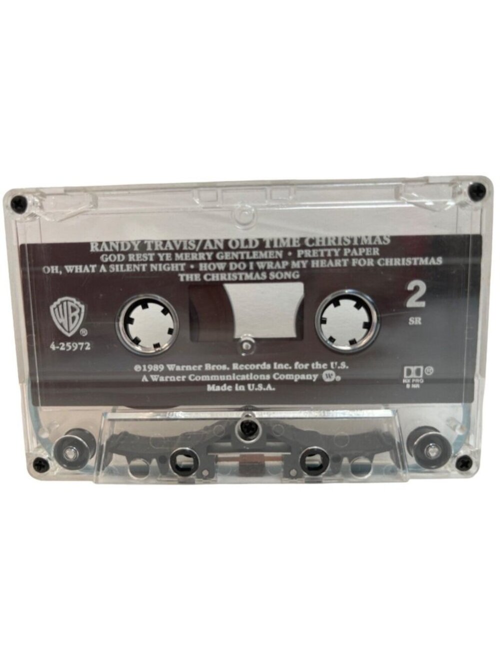 Randy Travis An Old Time Christmas Audio Cassette Tape 1989 Warner Bros Records